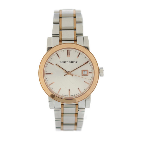 Burberry The City Silver Dial Silver Steel Strap Watch for Women - BU9035 main image 1